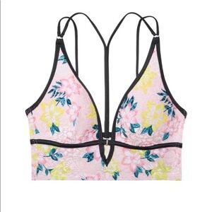 NWT Victoria’s Secret PINK Velvet Floral Bralette